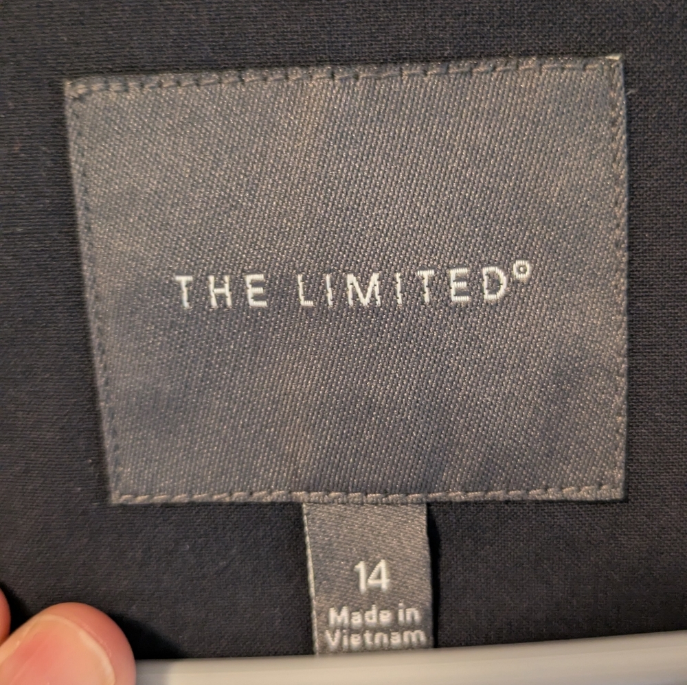 The Limited Navy Zip-Up Women's Jacket - Picture 3 of 5